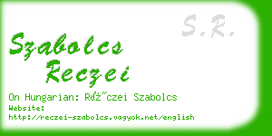 szabolcs reczei business card